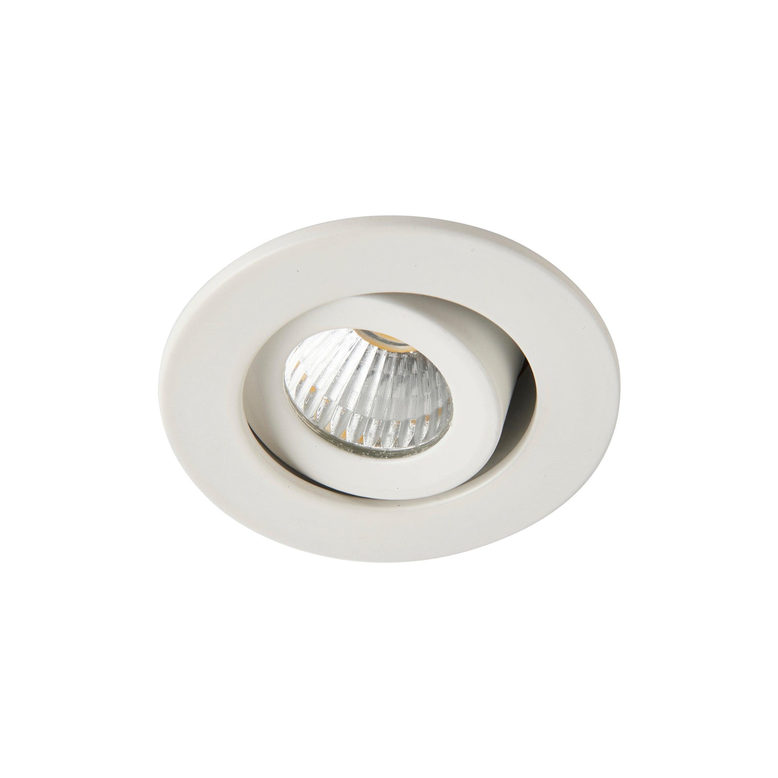 lalo tilt led warm white recessed light 4wby Saxby Lighting, close up image