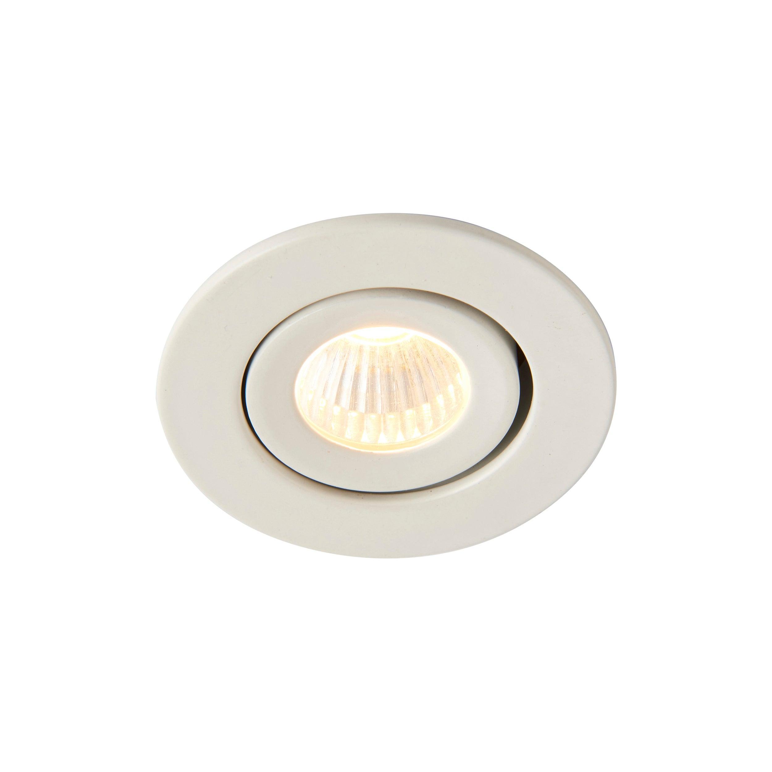 lalo tilt led warm white recessed light 4w by saxby lighting, close up image 310