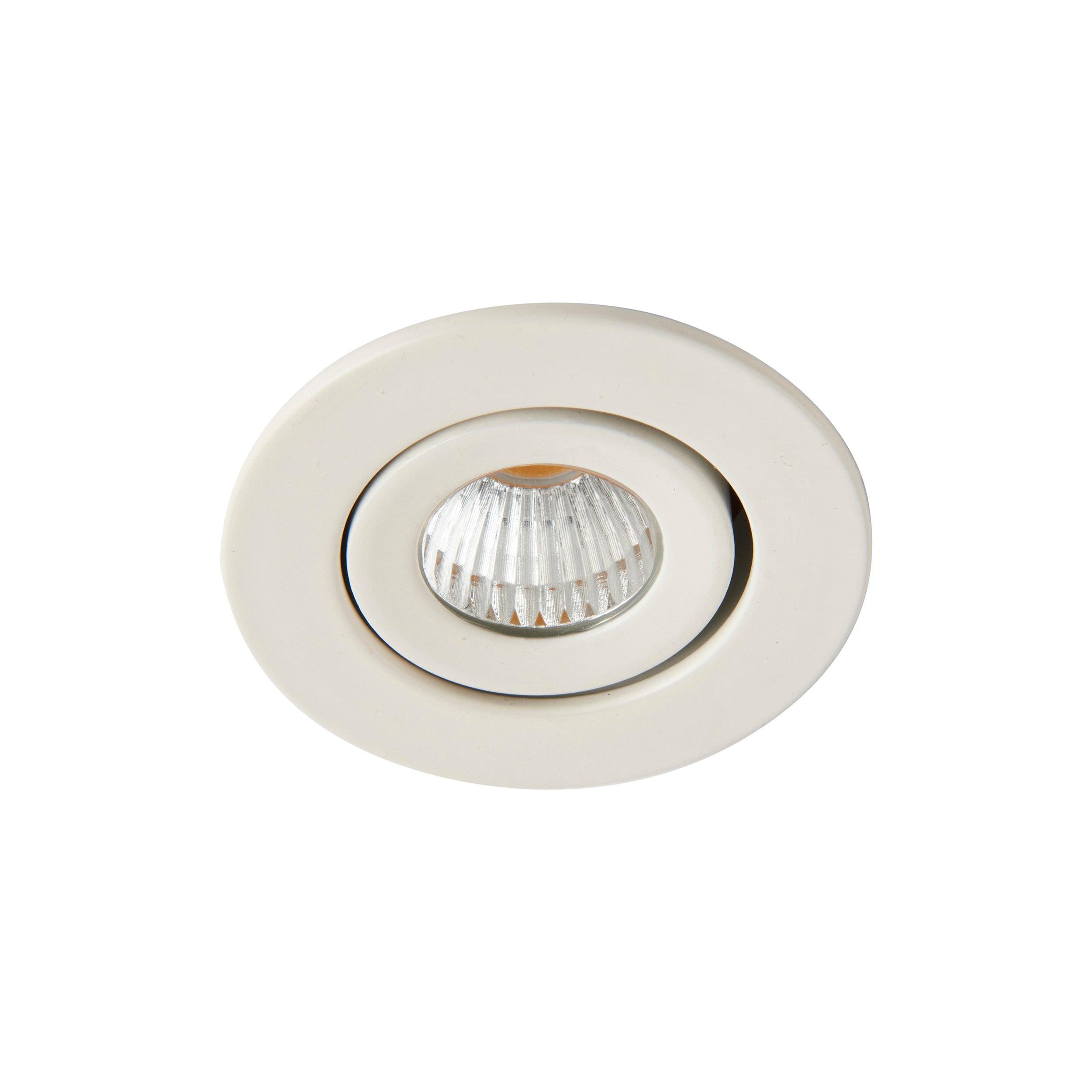 lalo tilt led warm white recessed light 4w by saxby lighting, close up image 263