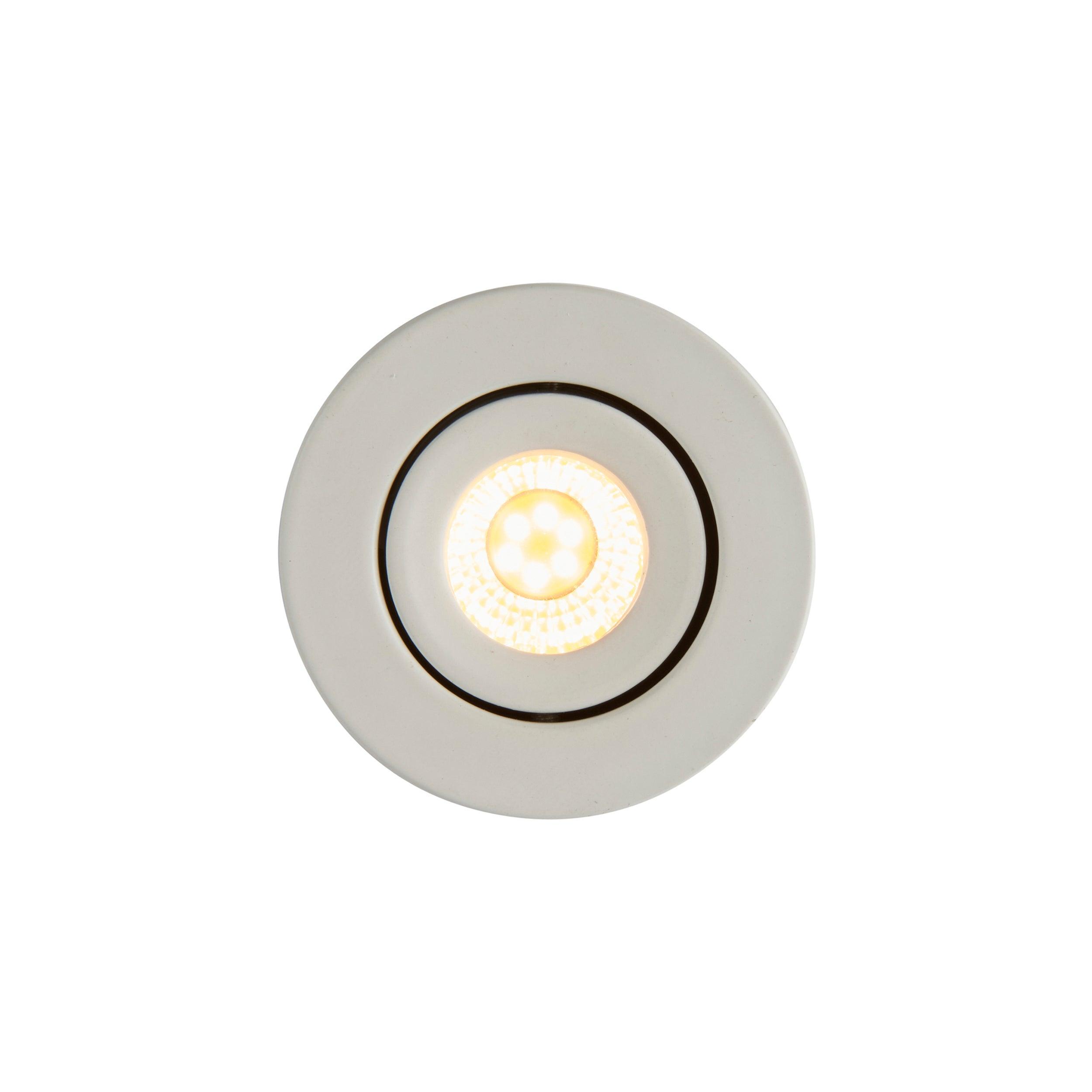 lalo tilt led warm white recessed light 4w by saxby lighting, close up image 226