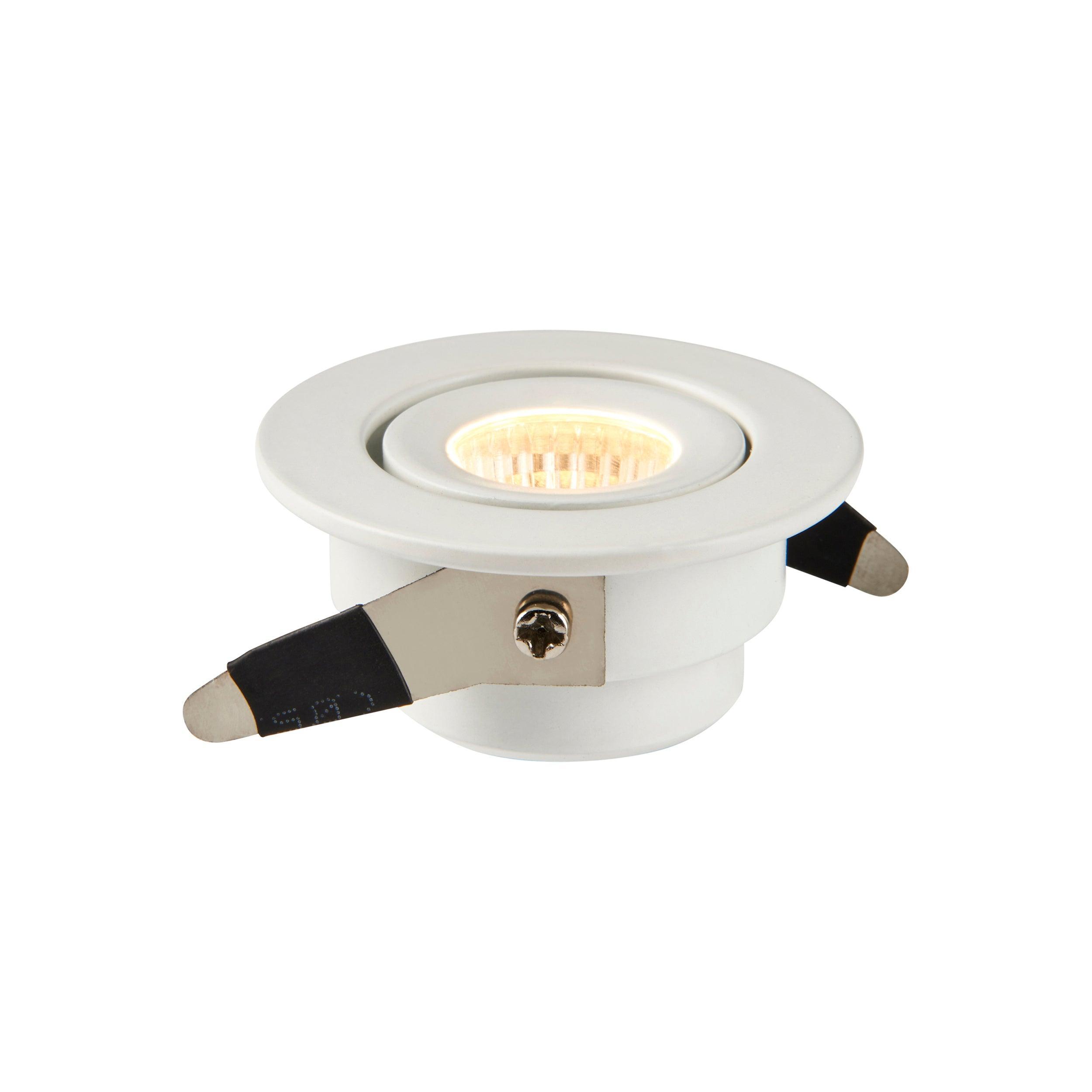 lalo tilt led warm white recessed light 4w by saxby lighting, close up image 138