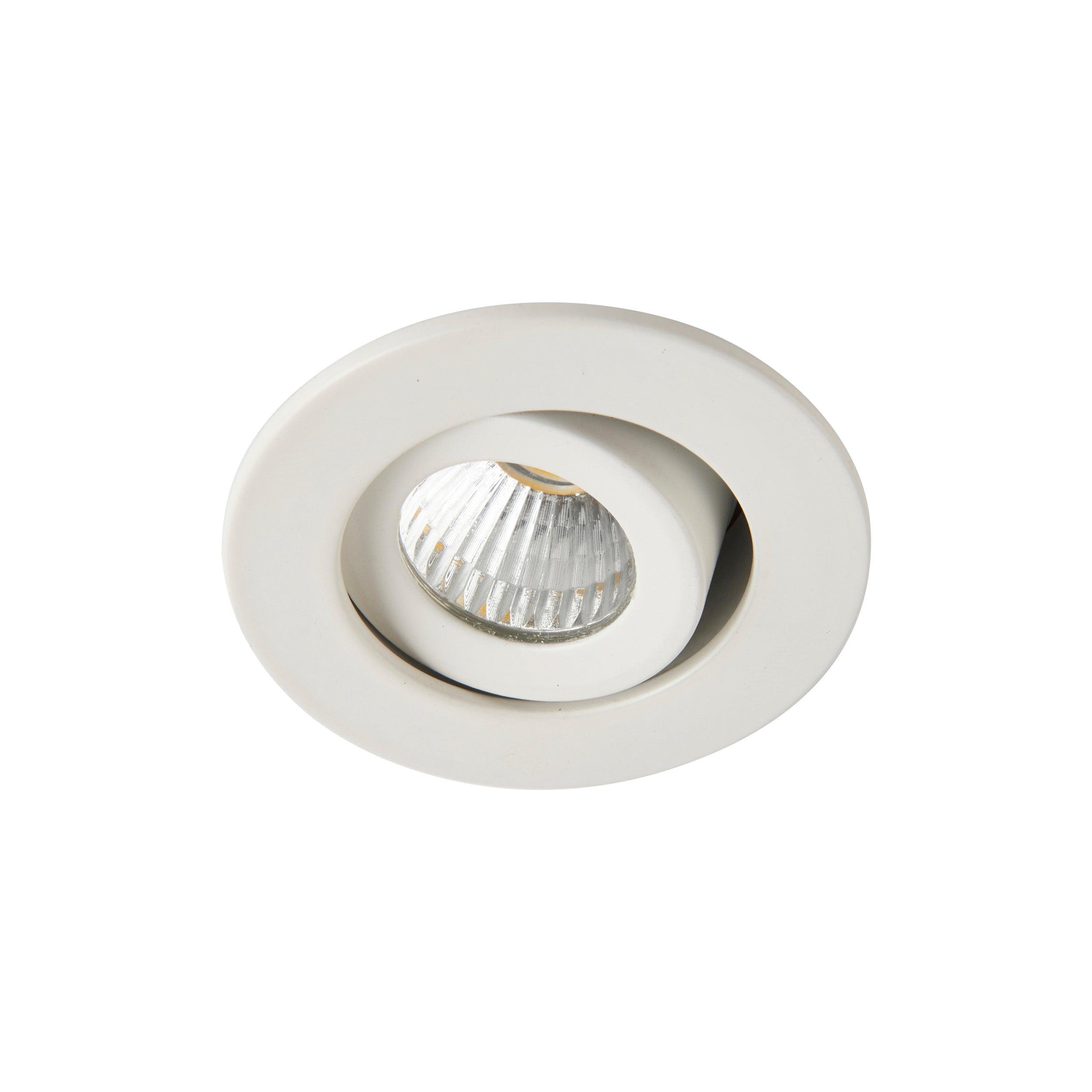 lalo tilt cool white recessed light 4wby Saxby Lighting, close up image