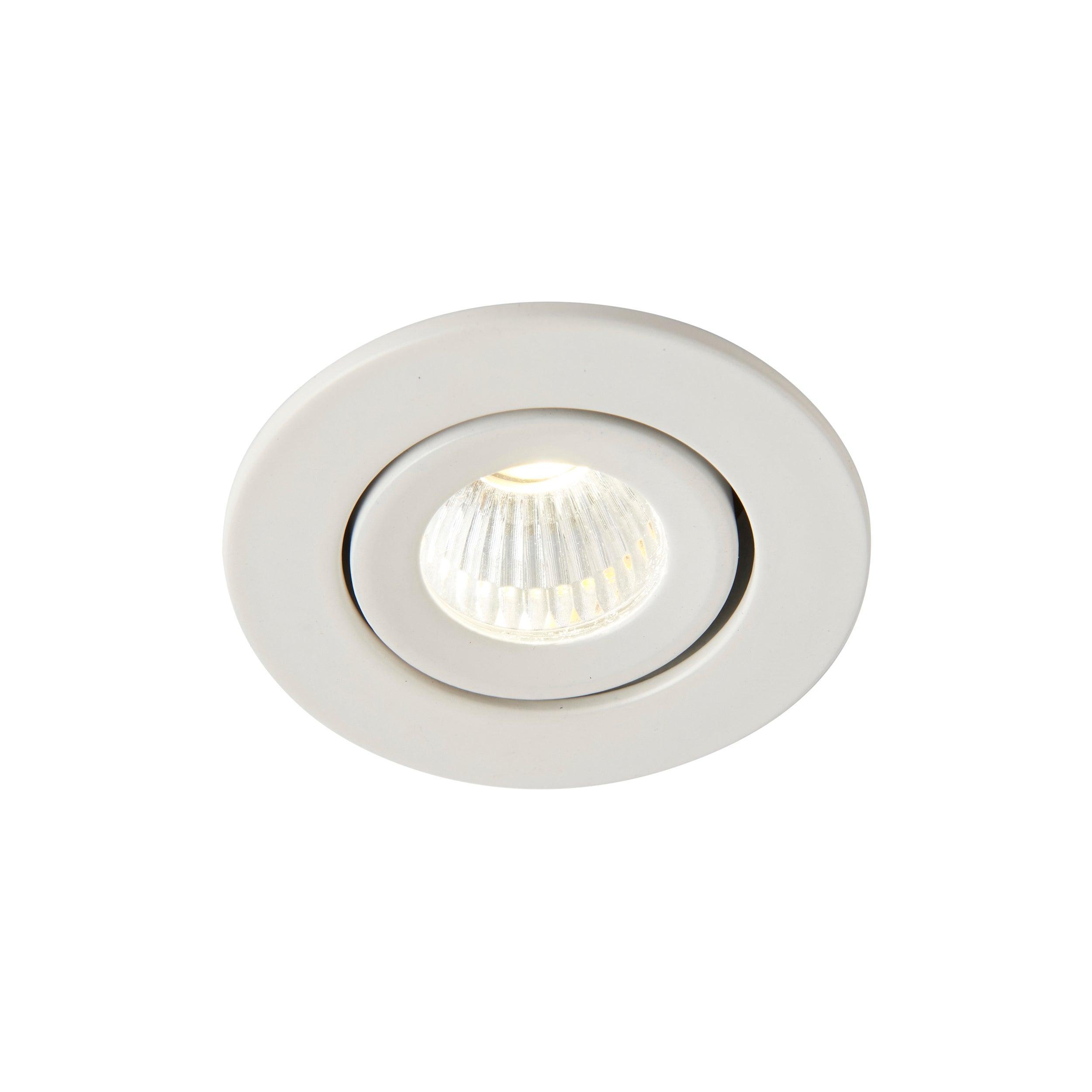lalo tilt cool white recessed light 4w by saxby lighting, close up image 309