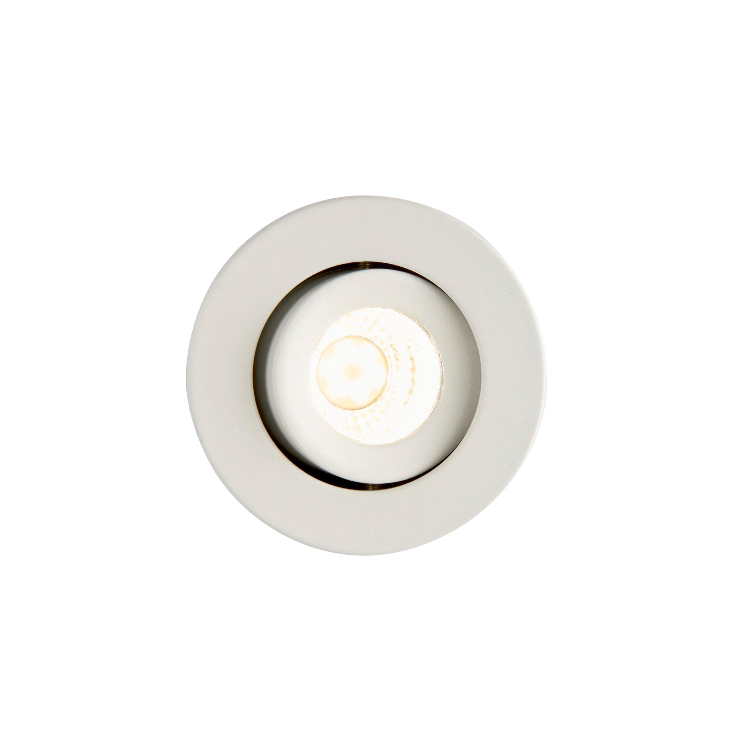 lalo tilt cool white recessed light 4w by saxby lighting, close up image 225