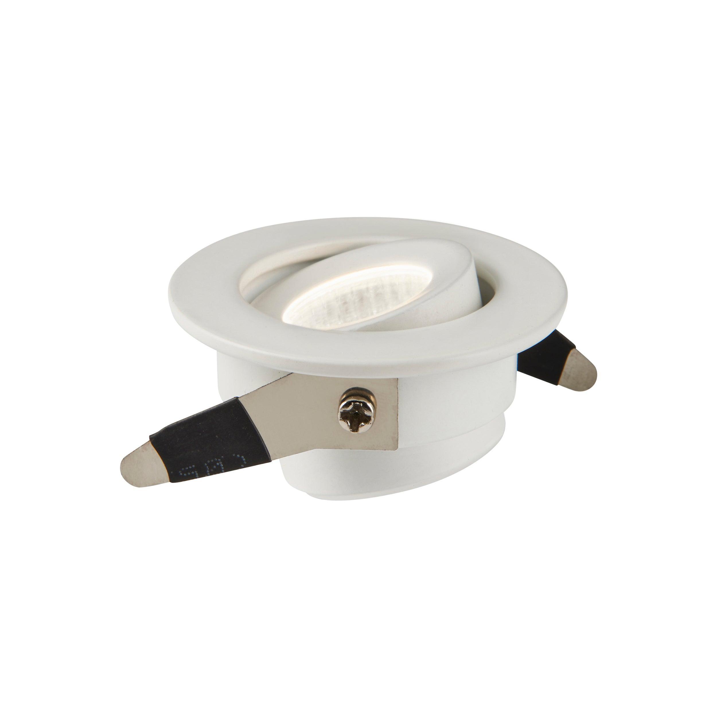 lalo tilt cool white recessed light 4w by saxby lighting, close up image 137