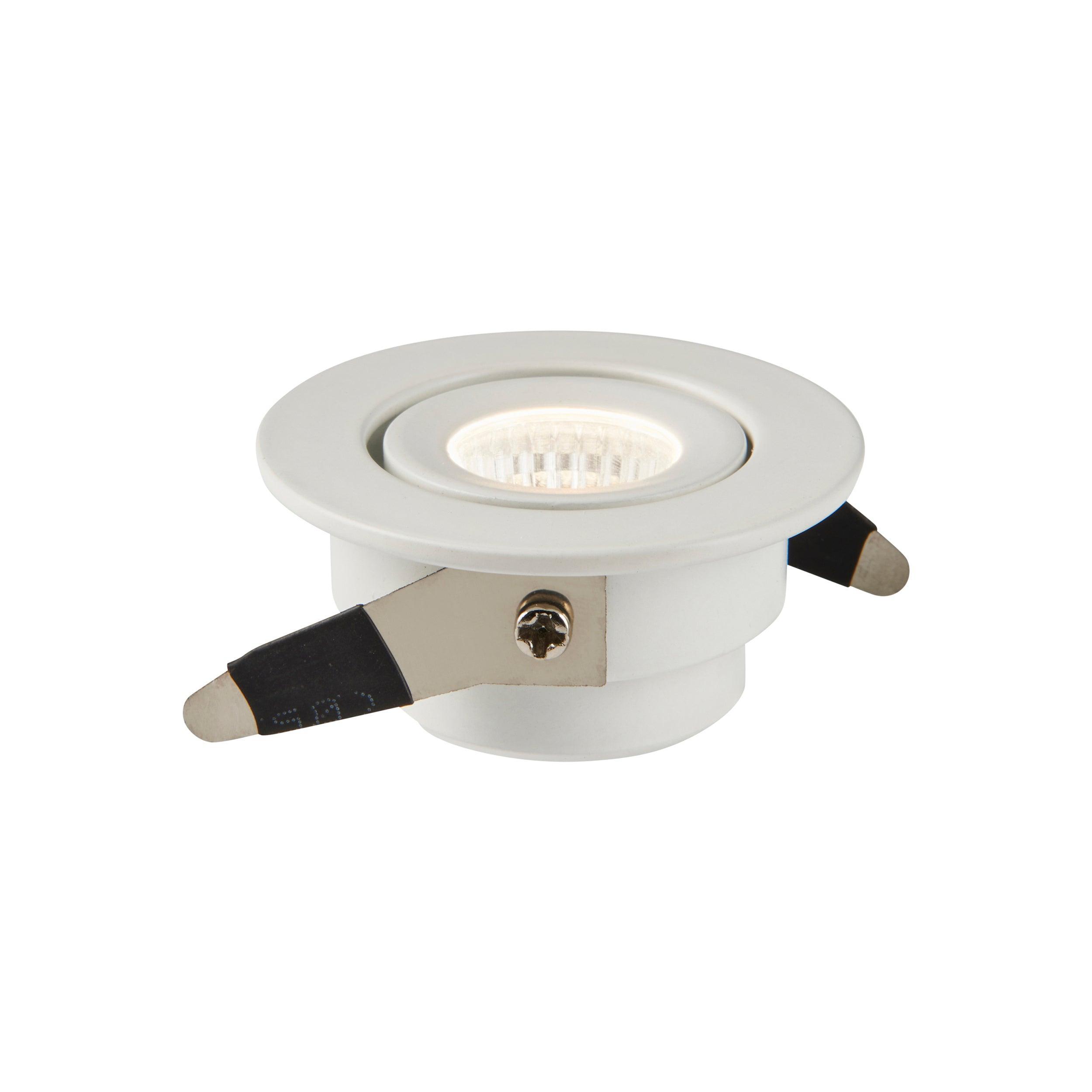 lalo tilt cool white recessed light 4w by saxby lighting, close up image 98