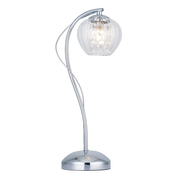 Mesmer Chrome & Ribbed Glass Shaded Table Lamp-Endon Lighting-Living-Room-Tiffany Lighting Direct-[image-position]