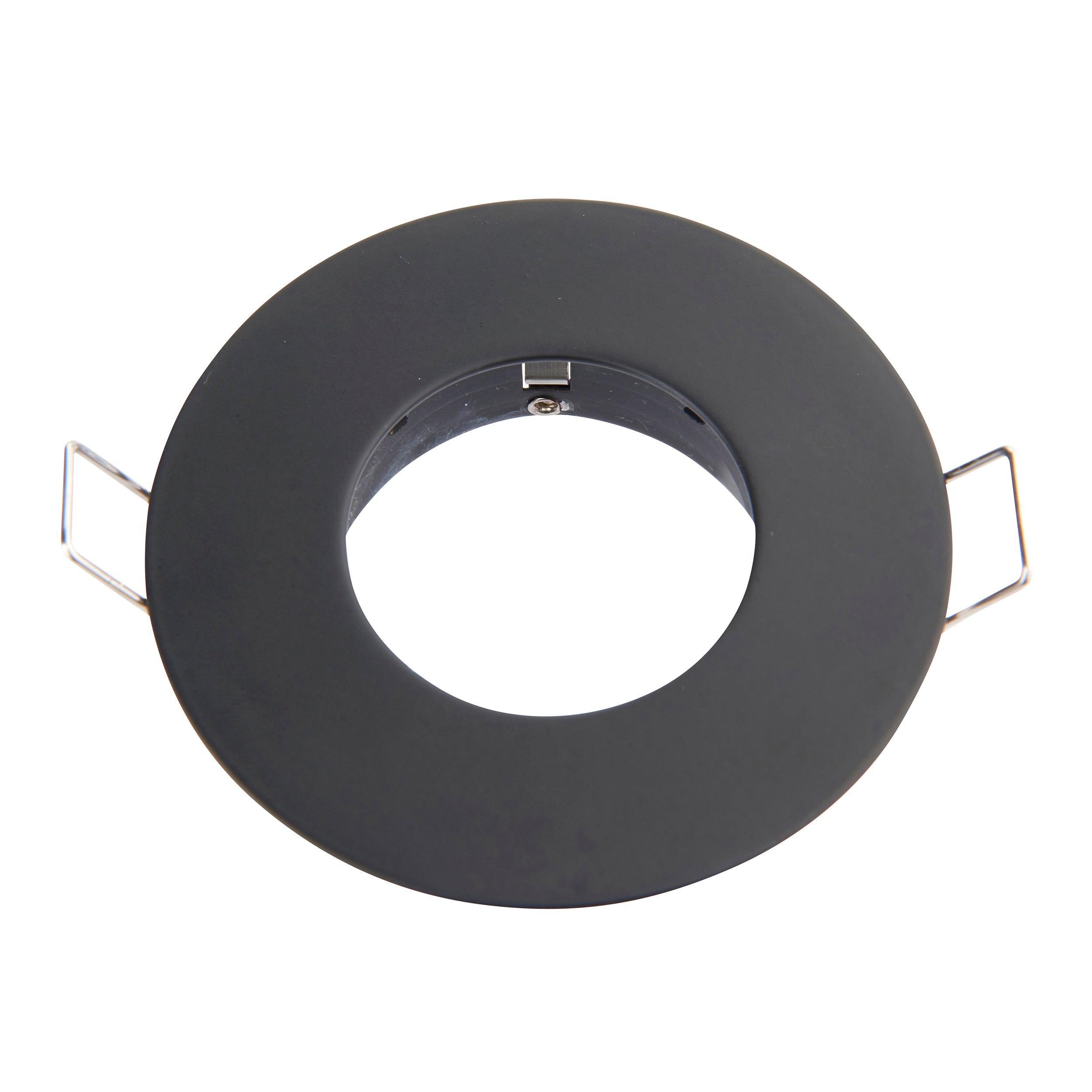 speculo black recessed light ip65 50wby Saxby Lighting, close up image