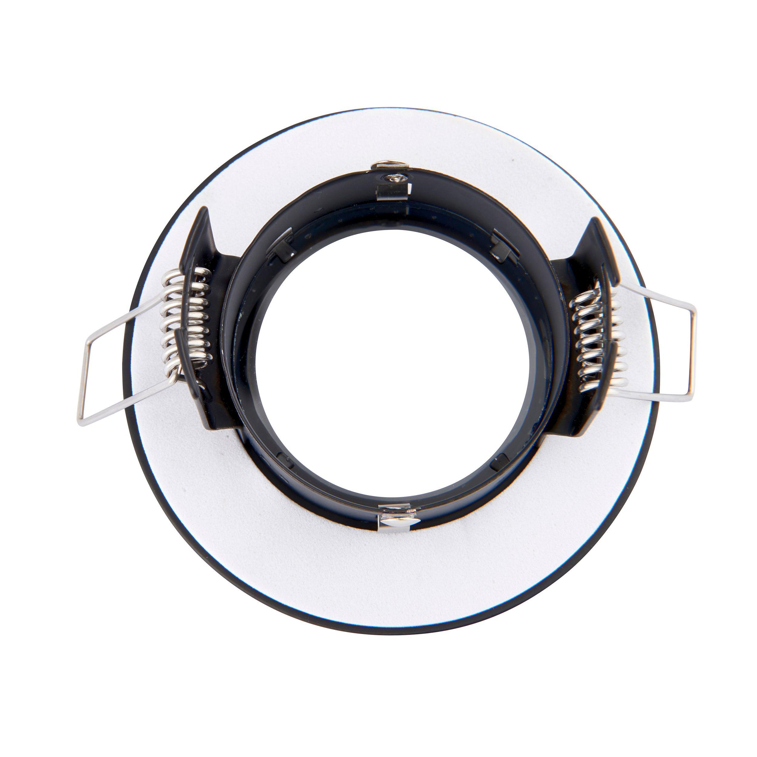 speculo black recessed light ip65 50w by saxby lighting, close up image 382