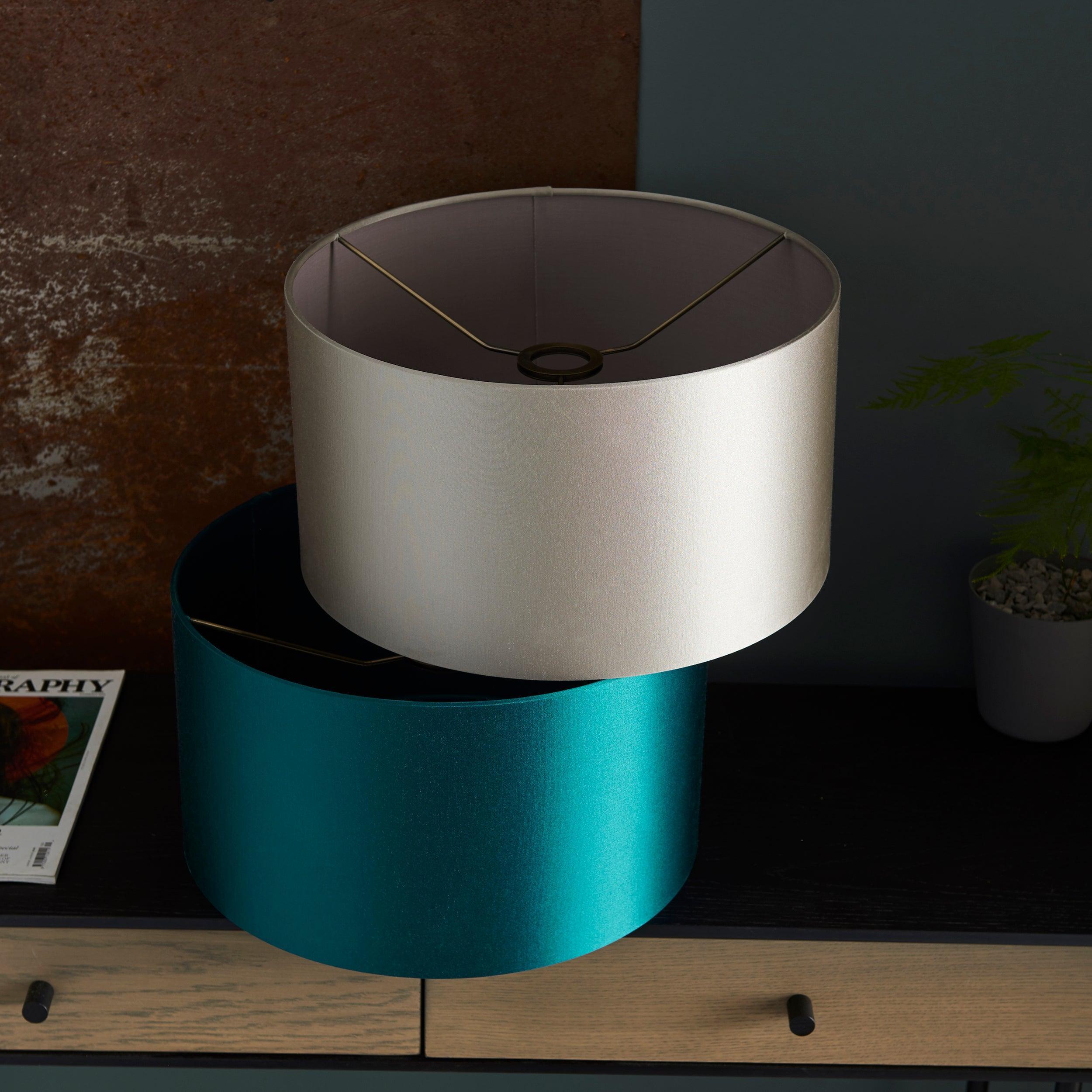 mink satin fabric shade 38cm mDining room lighting