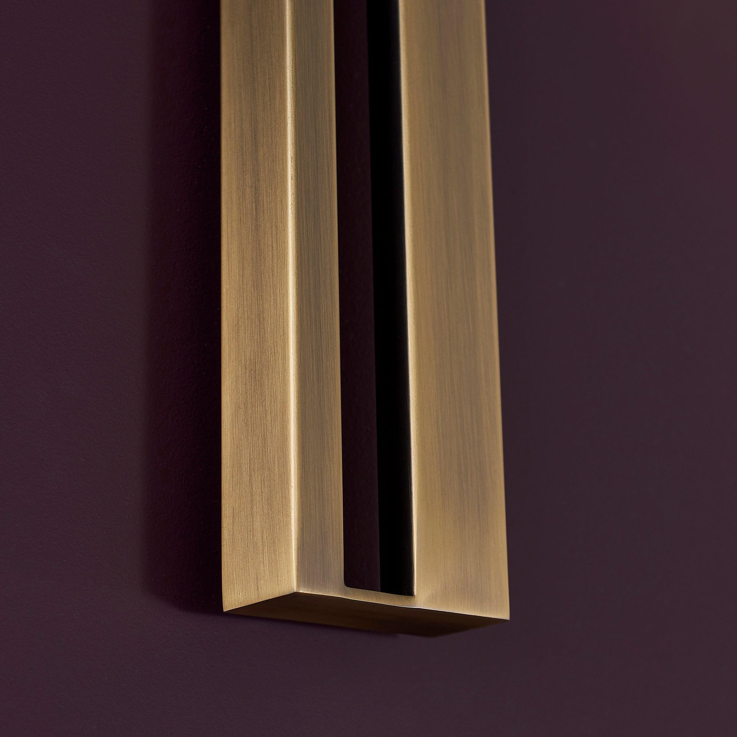 Venice Brass Art Deco Wall Light with Teal Shade new bedroom image