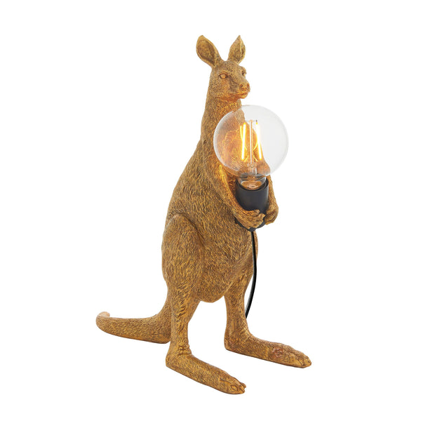Living Lighting Kanga Gold Kangaroo Table Lamp-Living Lights-Living-Room-Tiffany Lighting Direct-[image-position]