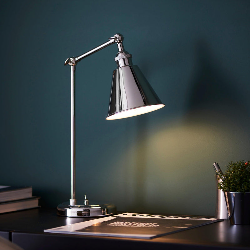 Living Lighting Putney Modern Nickel Table Lamp-Living Lights-Living-Room-Tiffany Lighting Direct-[image-position]