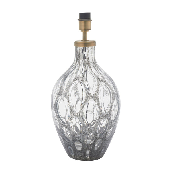 Pleasure Large Charcoal Tinted Glass Table Lamp Base-Living Lights-Living-Room-Tiffany Lighting Direct-[image-position]