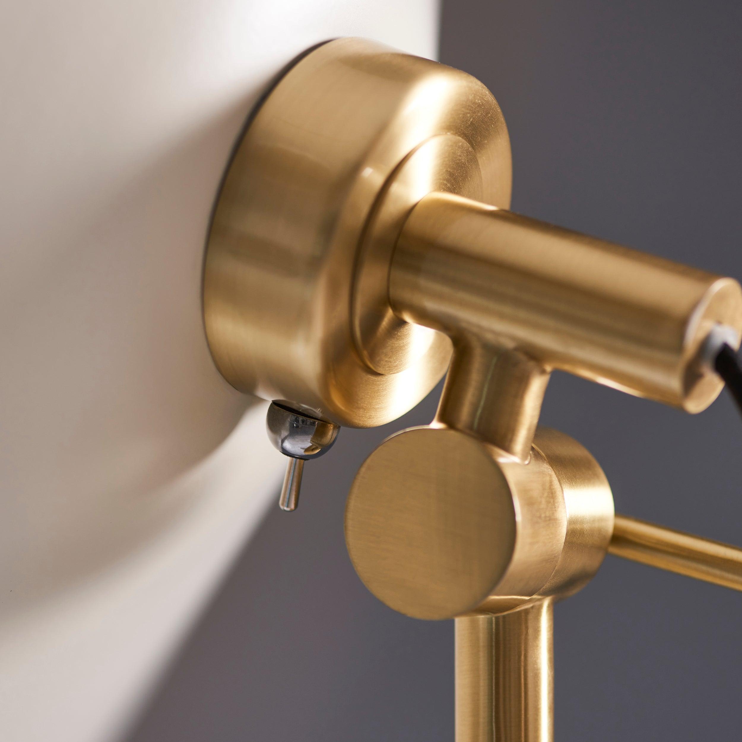 ovni white industrial metalwork tripod floor lamp close fitting image