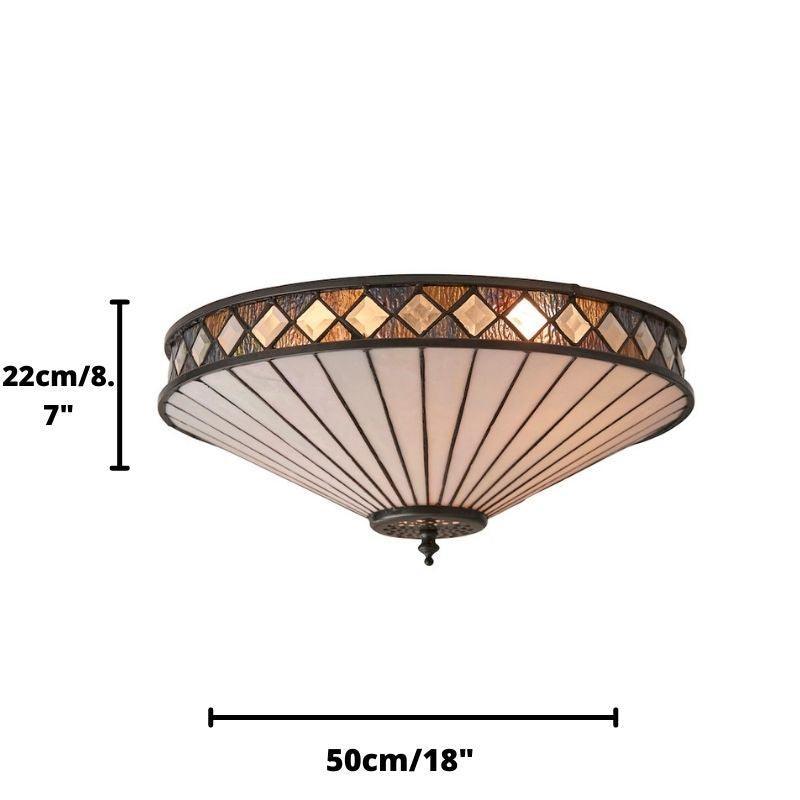 fargo large flush tiffany ceiling light LED Lamp Bulb Guide