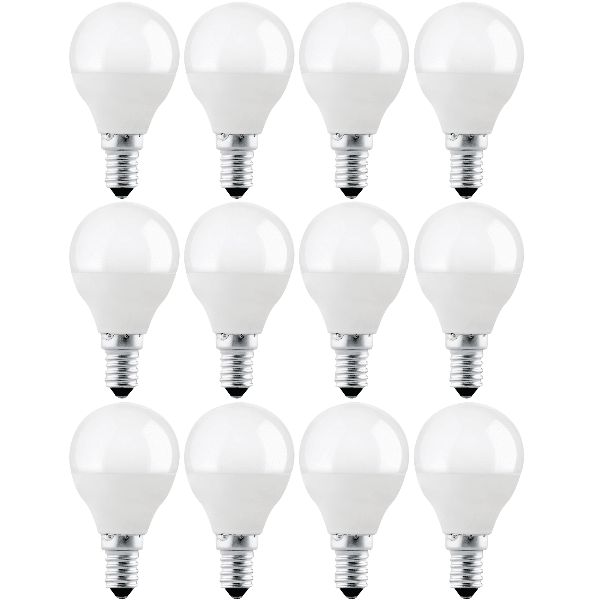 12 x E14 LED Lamp/Bulb Dimmable 4W (40W Equivalent)