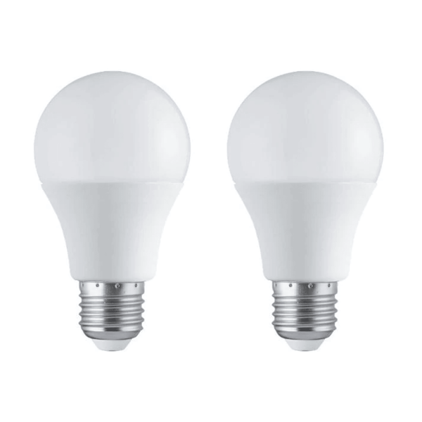 2 x E27 LED Dimmable 10W Lamp/Bulb (60W Equivalent)