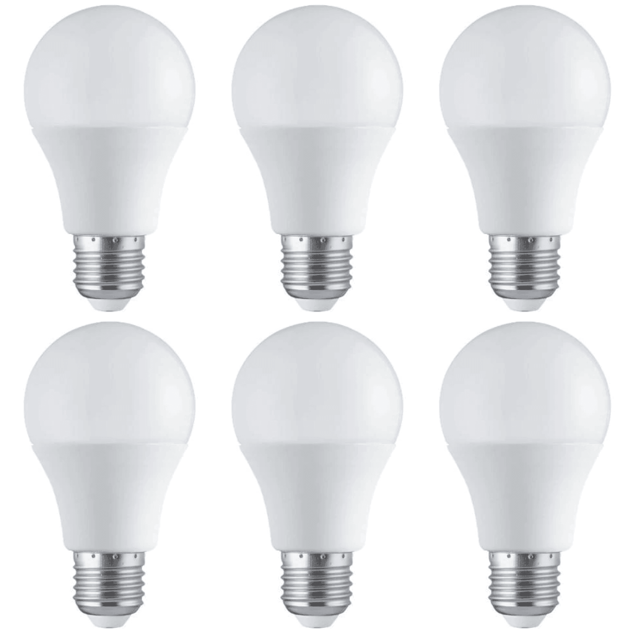6 x E27 LED 10W Lamp/Bulb (60W Equivalent)