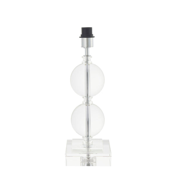 Crylan Crystal Glass Table Lamp - Base Only-Living Lights-Living-Room-Tiffany Lighting Direct-[image-position]