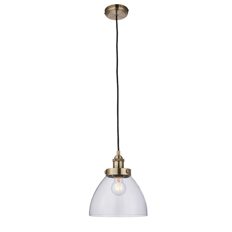 Hansen Brass Ceiling Pendant Light by Endon Lighting
