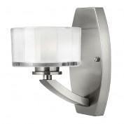 hinkley meridian brushed nickel wall light