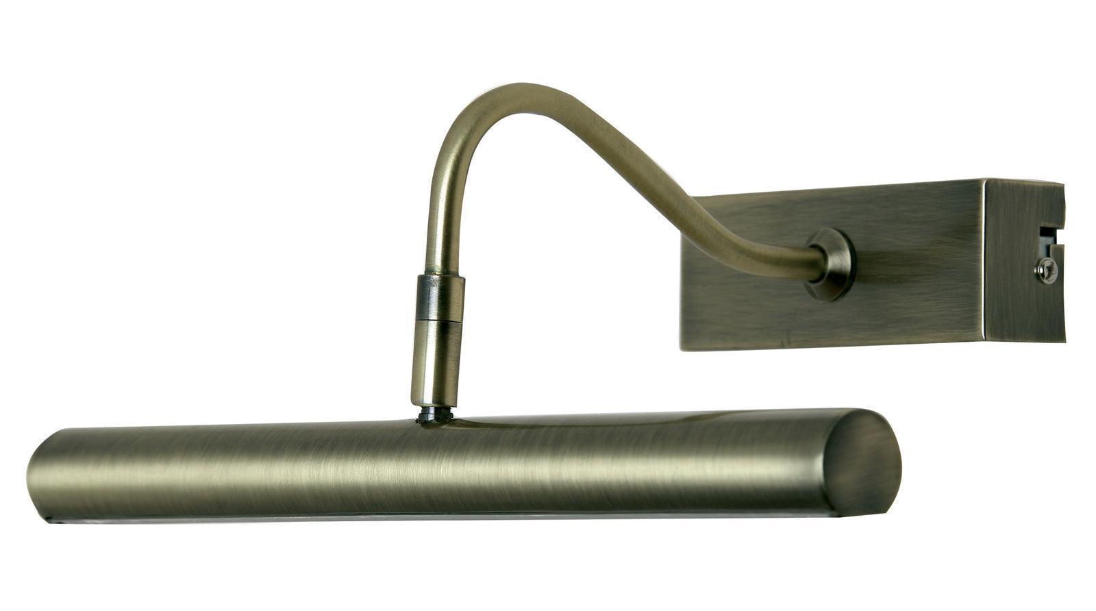 oaks led warm white picture light antique brass