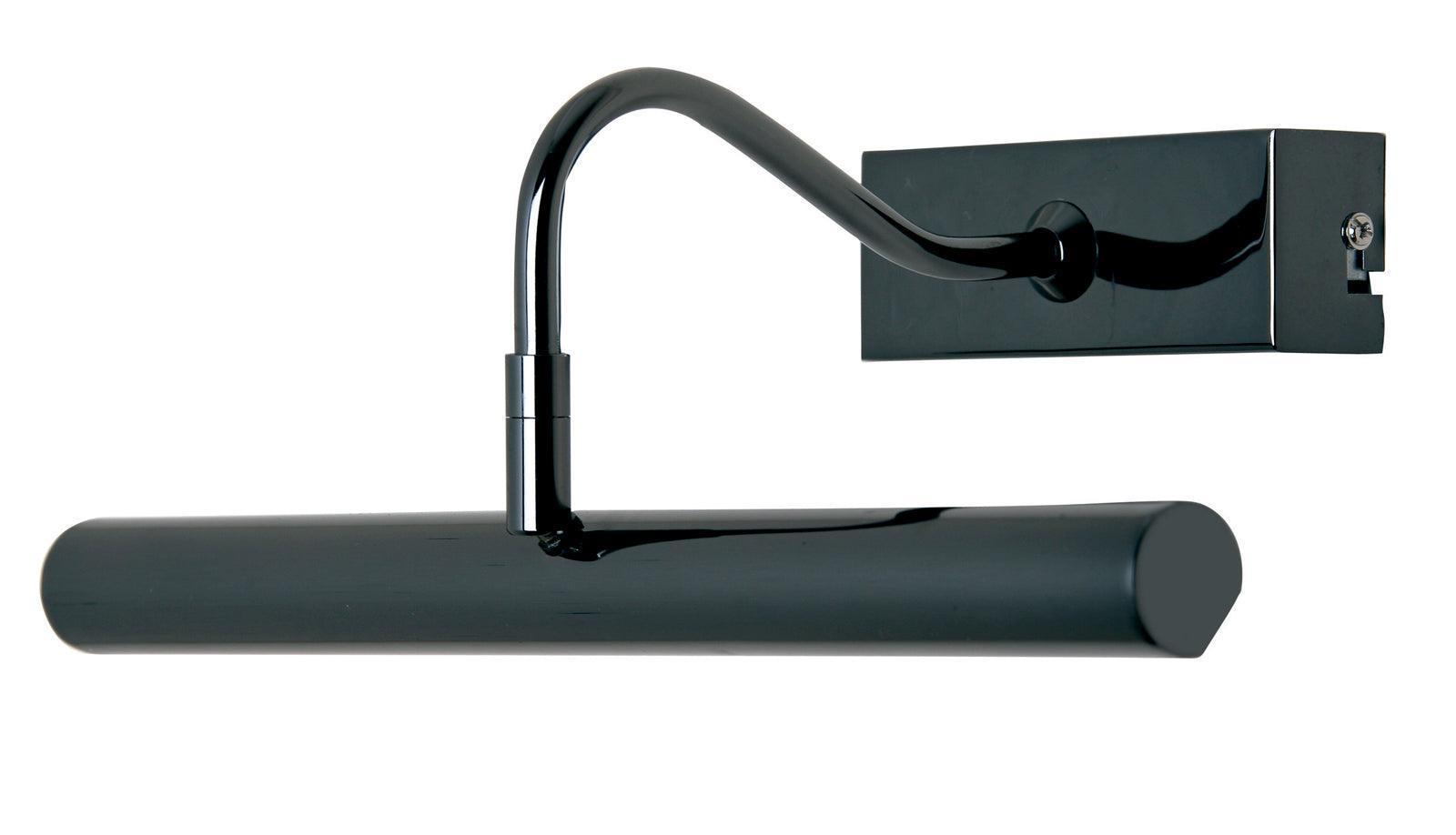 oaks led warm white picture light mirror black