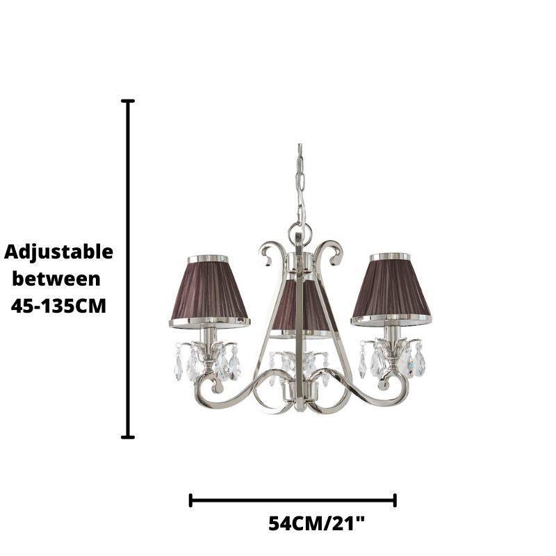 oksana nickel chandelier 63513 size guide