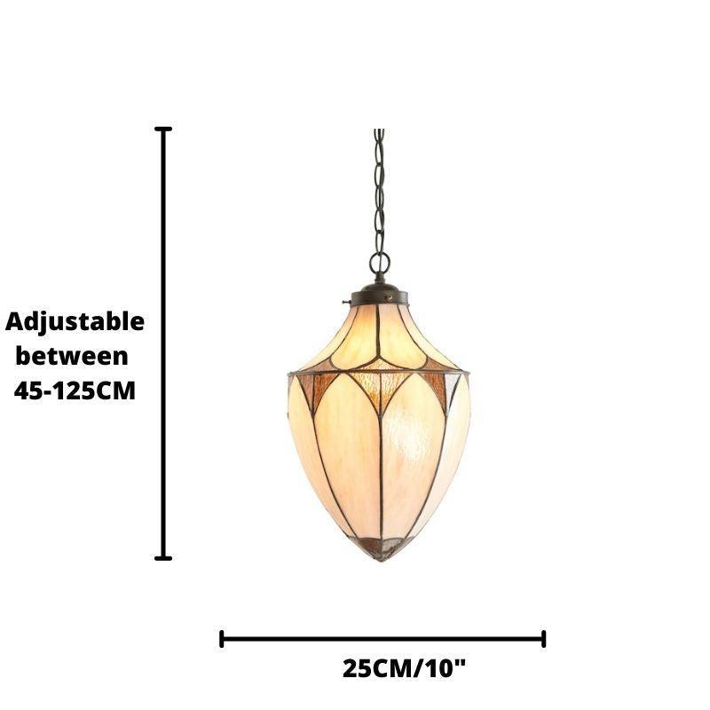 brooklyn large tiffany lantern light