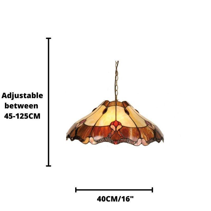 eastbourne tiffany ceiling light mDining room lighting