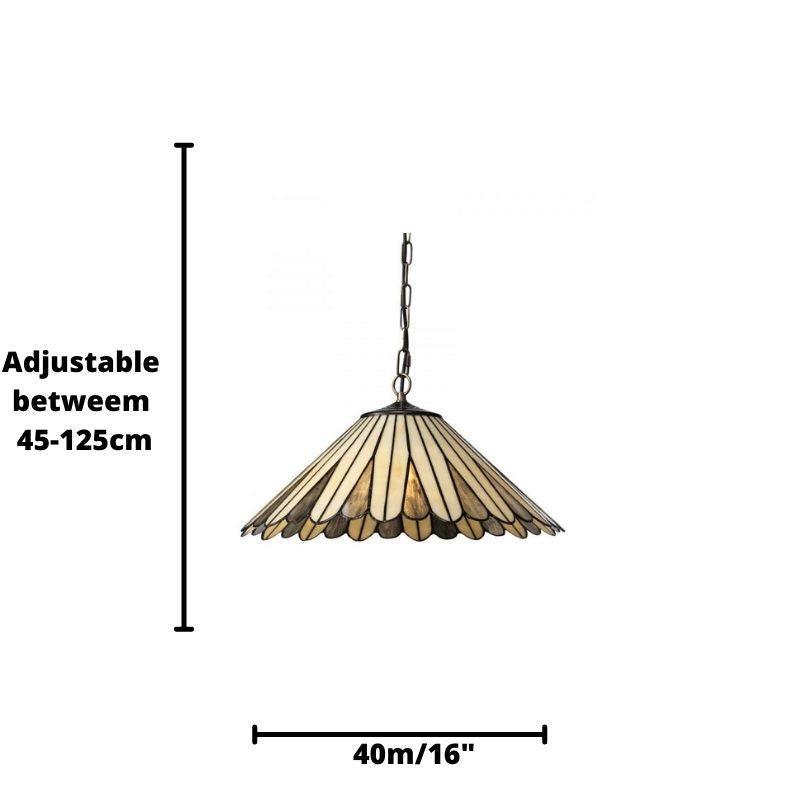 regan tiffany ceiling light Bedroom Lighting Close up