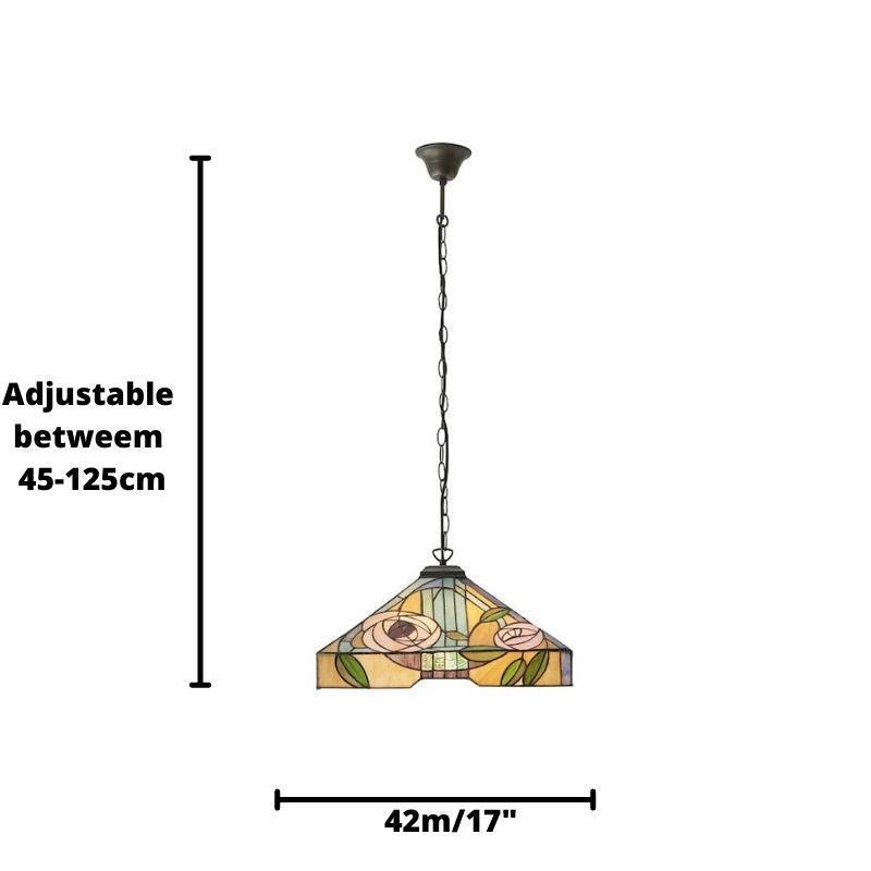 willow medium tiffany celing pendant light LED Lamp Bulb Guide