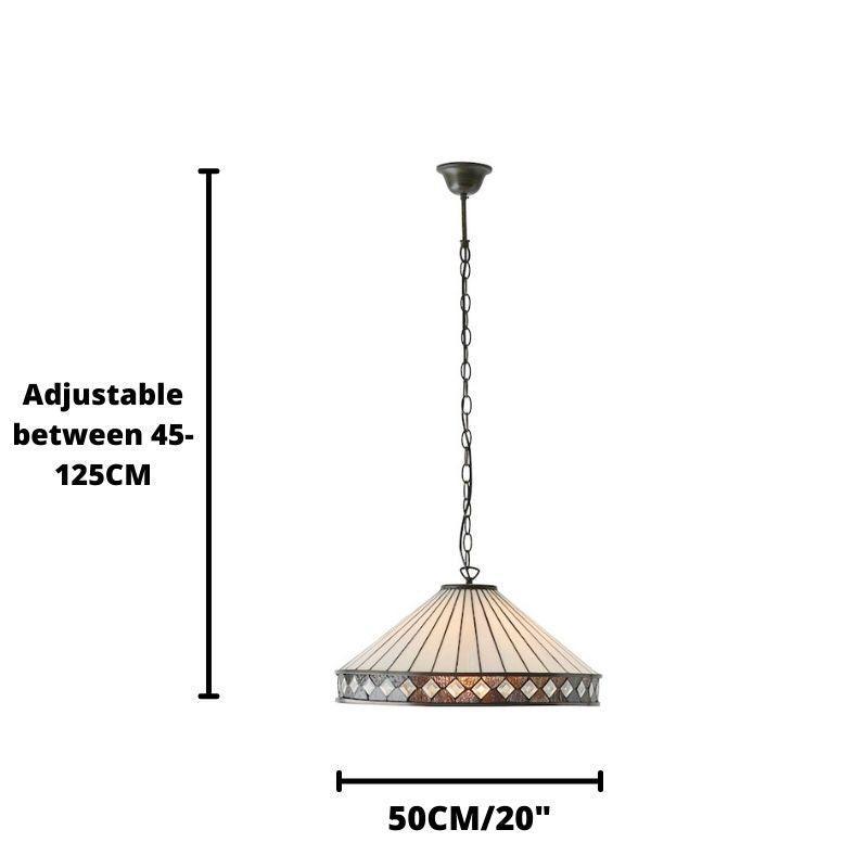 fargo tiffany large pendant light mDining room lighting