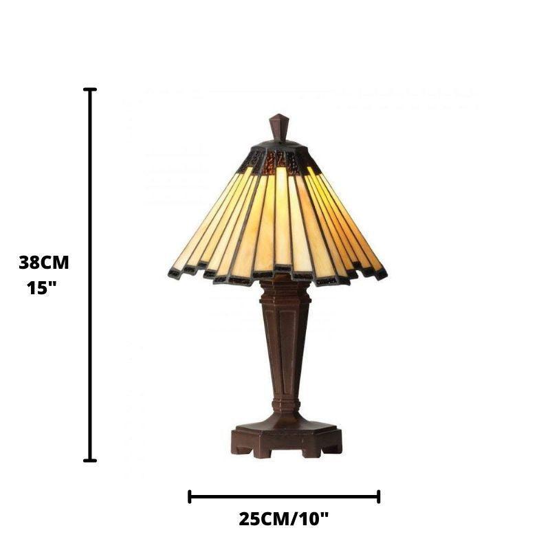 feste small tiffany table lamp Living Room Close Up