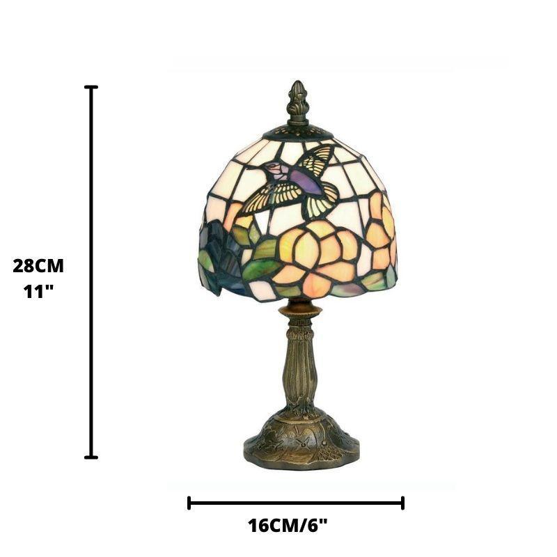 oaks tiffany humming bird bedside lamp Bedroom Lighting Image