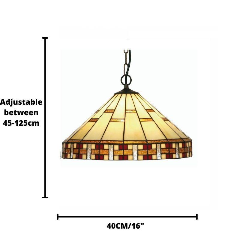 oaks tiffany aremisia ceiling pendant light Bedroom Lighting Image
