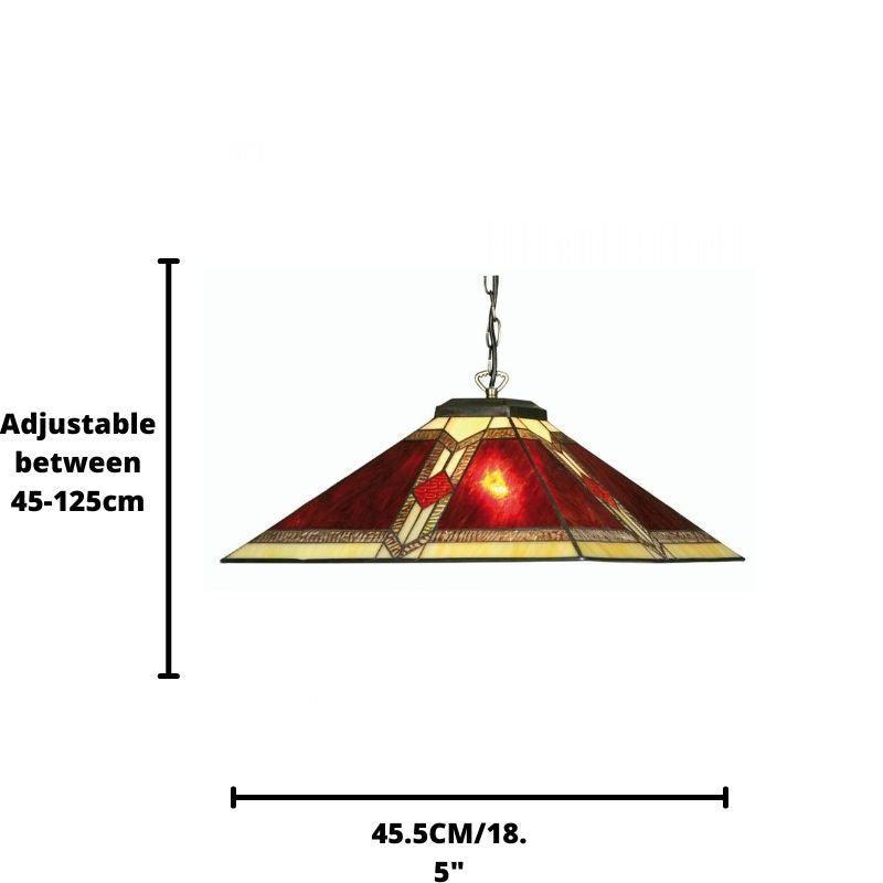 oaks tiffany aztec celling pendant light Bedroom Lighting Close up