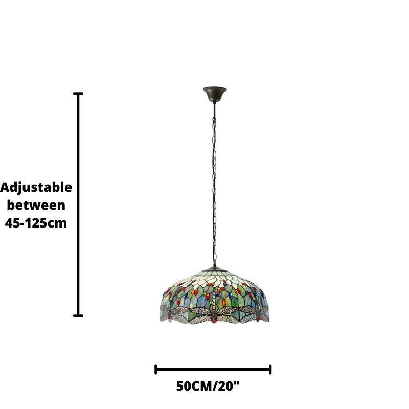blue dragonfly large tiffany pendant light LED Lamp Bulb Guide