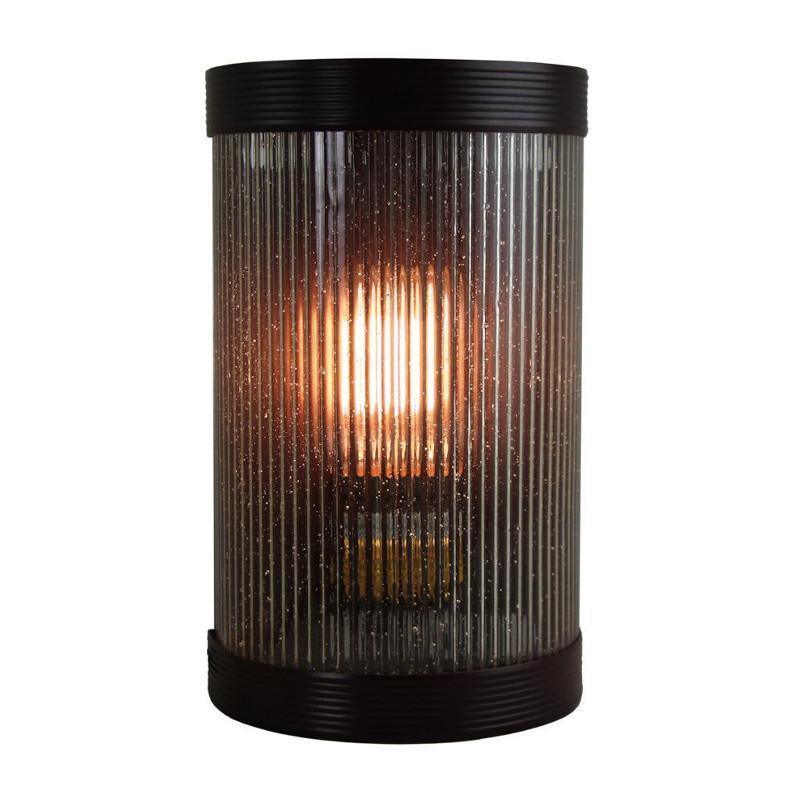 Kansa Prismatic Reeded Glass Wall Light Reed868 1