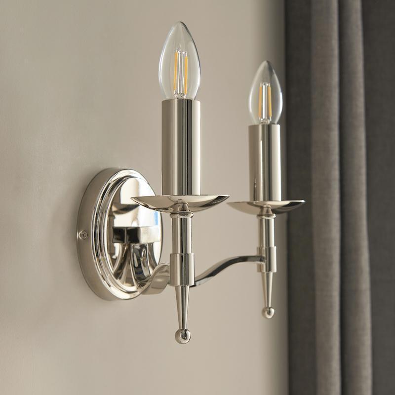 Stanford chrome Finish Double Wall Light CA1W2N