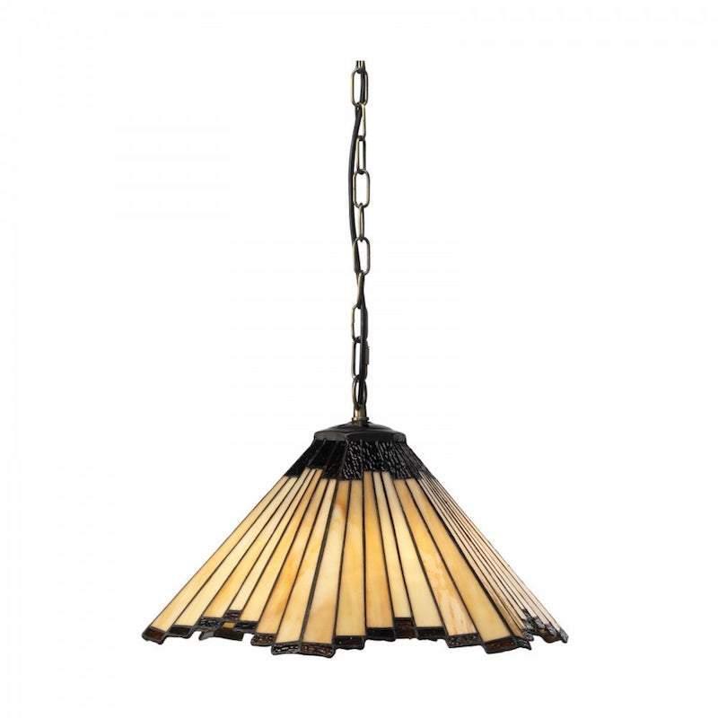 Feste Tiffany Ceiling Light by Oaks Lighting