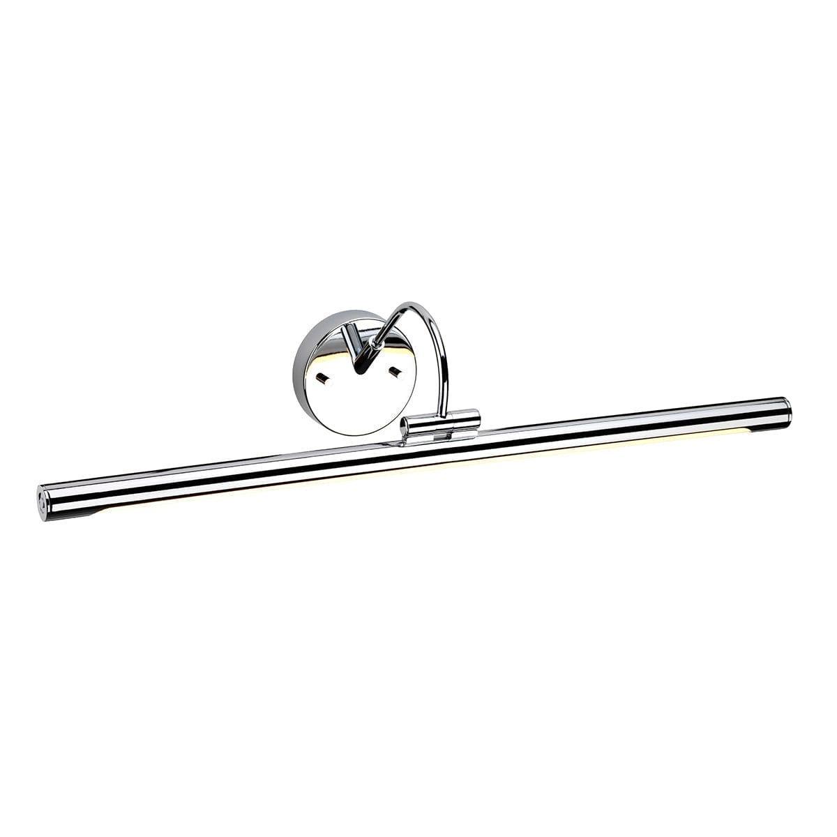 alton 1 lt large led polished chrome picture light elstead lighting