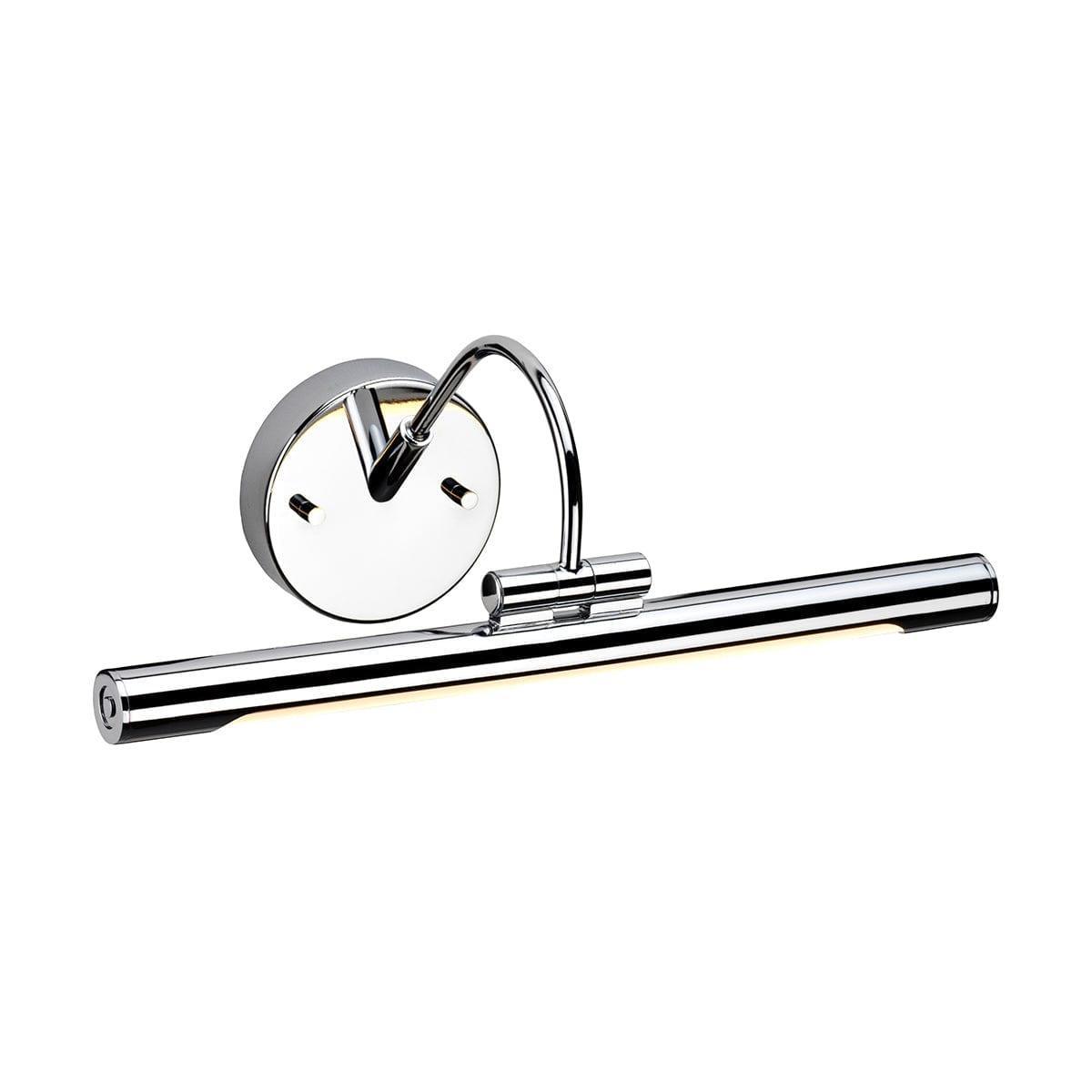 alton 1 lt small led polished chrome picture light elstead lighting