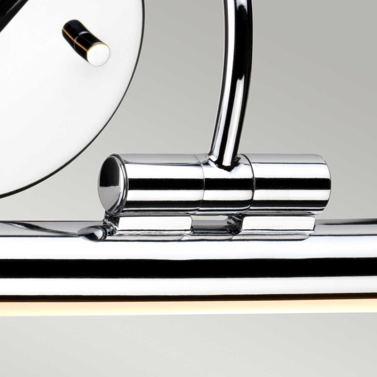 alton 1 lt small led polished chrome picture light elstead lighting Living Room Close Up