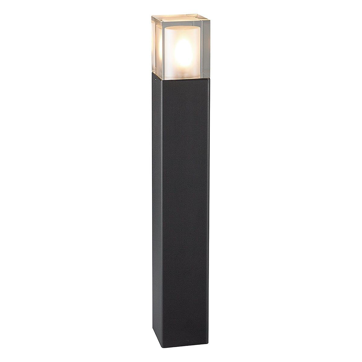 norlys arendal large graphite outdoor bollard light