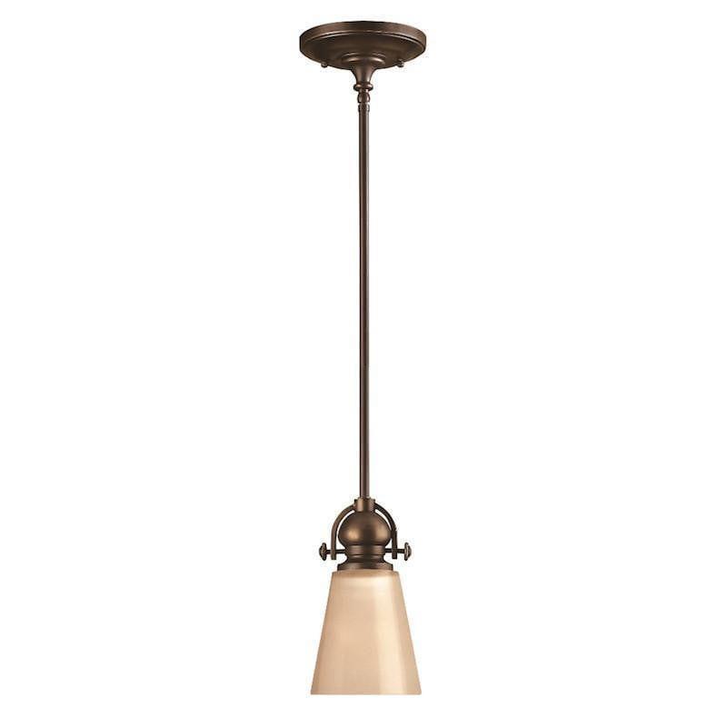 Art Deco Ceiling Lights - Hinkley Mayflower Olde Bronze Finish Small Pendant Ceiling Light HK/MAYFLOWER/P/A