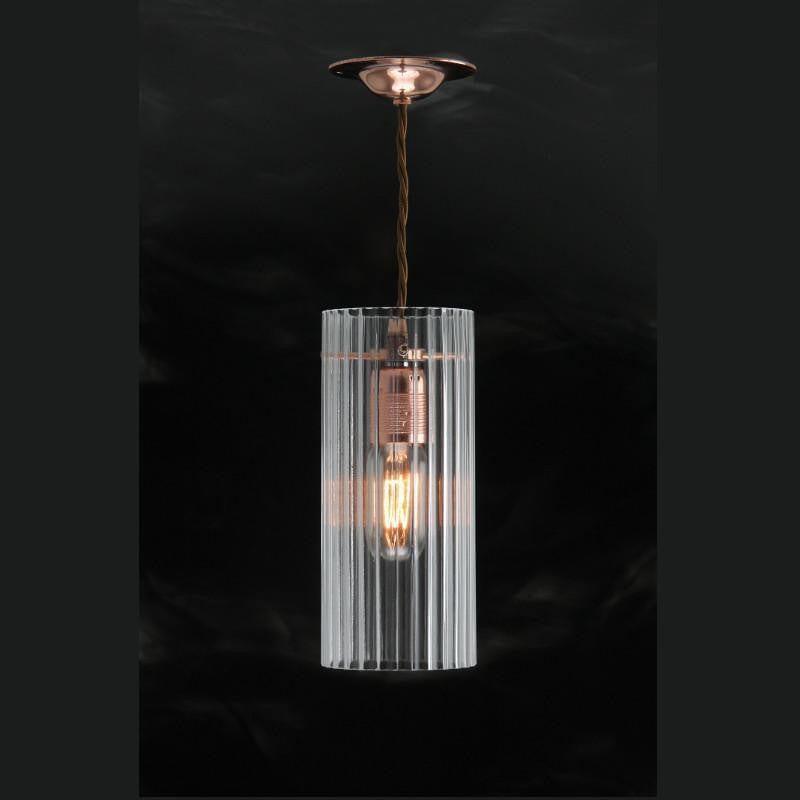Art Deco Ceiling Lights - Kansa Elongated Prismatice Ceiling Ligth BULA49