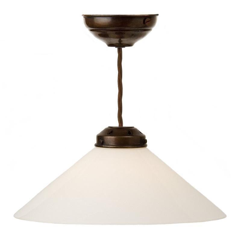 Art Deco Ceiling Lights - Kansa Flashed Opal Arte Deco Ceiling Light WFO42