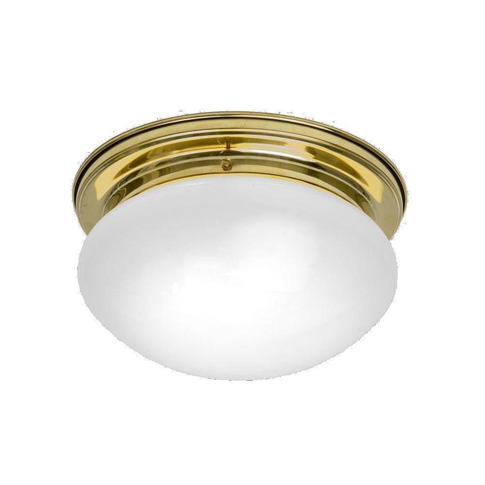 Art Deco Flush & Semi Flush - Kansa Art Deco Bowl Flush Ceiling Light BOWL6398